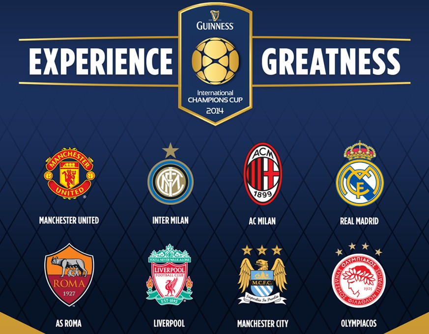 Die acht Mannschaften des Champions Cup 2014.