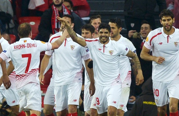 In den letzten Jahren kein seltenes Bild: Sevilla-Spieler jubeln auf der europäischen Bühne.