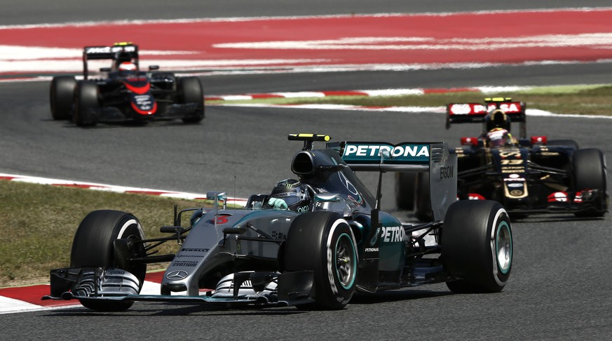 Nico Rosberg unterwegs zu seinem ersten Saisonsieg.