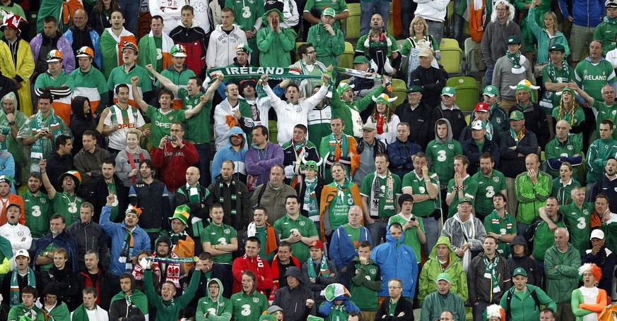 Gern gesehen an jedem Turnier: Irland mit seinen feier- und trinkfreudigen Fans.