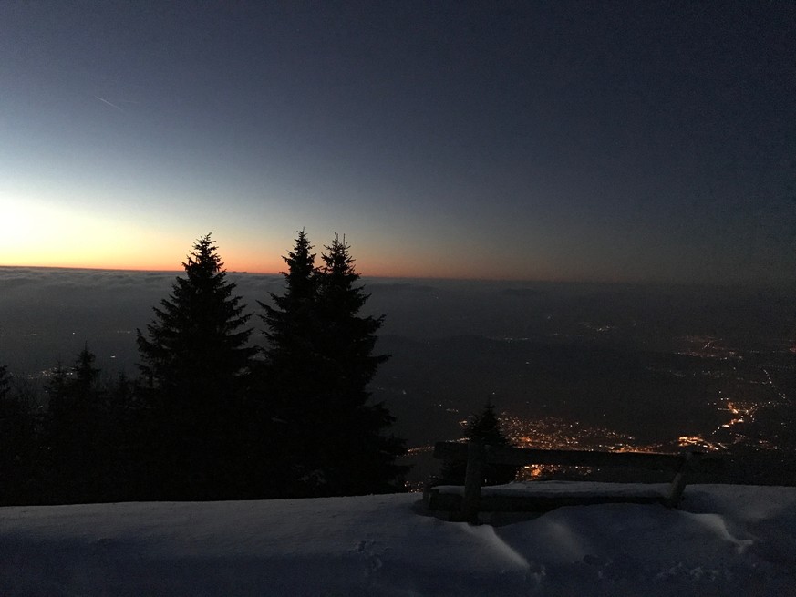 Die Rigi. Abend- und Nachtaufnahmen mit dem iPhone