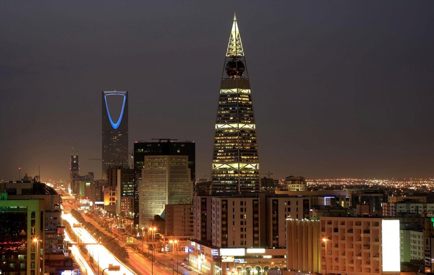 Die saudische Hauptstadt Riad bei Nacht: Das Königreich leidet unter dem tiefen Ölpreis. &nbsp;