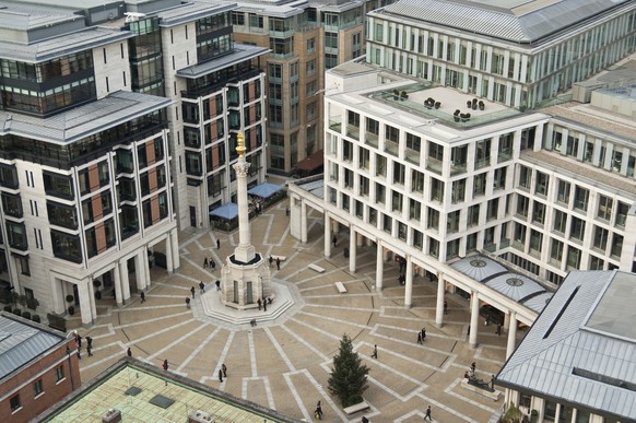 Der Paternoster Square mitten in London ist in Privatbesitz.
