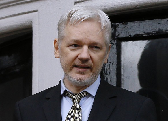 FILE - In this Friday Feb. 5, 2016 file photo, Wikileaks founder Julian Assange speaks from the balcony of the Ecuadorean Embassy in London. Assange will be interviewed by Fox News Channel&#039;s Sean ...
