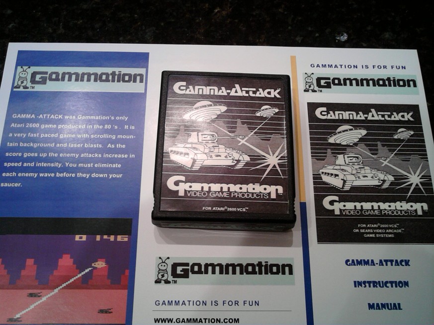 Das vielleicht wertvollste Spiel aller Zeiten: «Gamma Attack» für den Atari 2600.