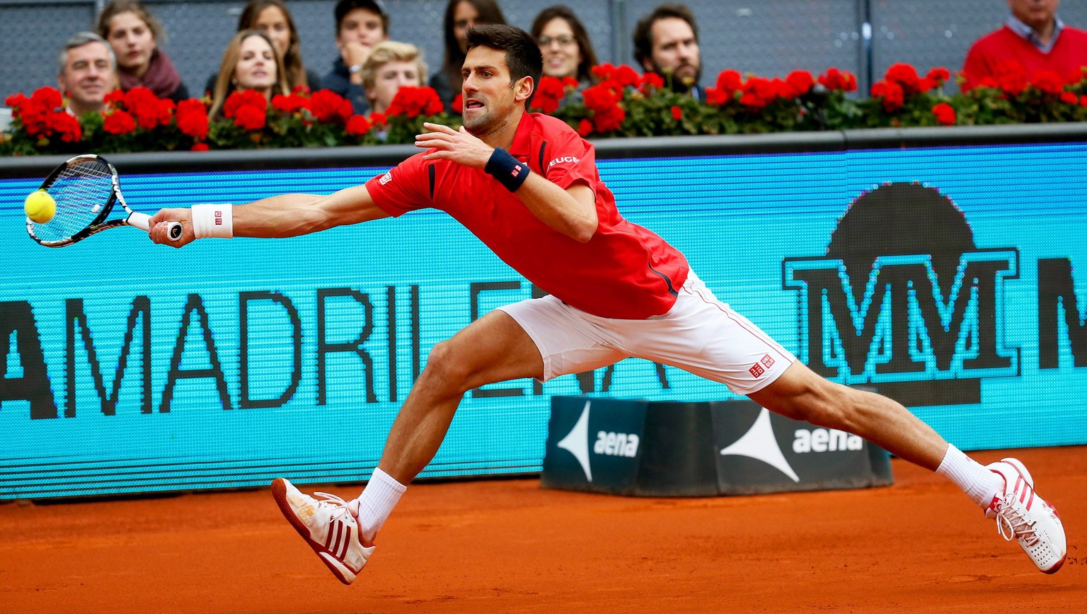 Djokovic musste sich mächtig strecken: Murray verlangte ihm alles ab.