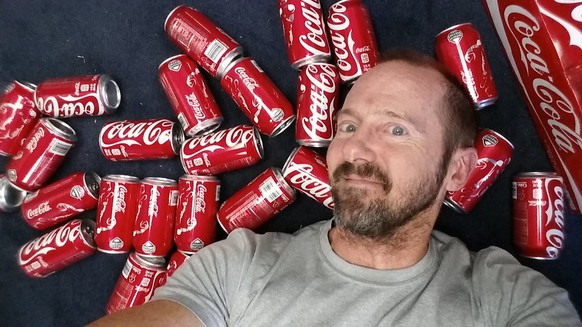 George Prior steht Coca-Cola inzwischen bis ganz oben.