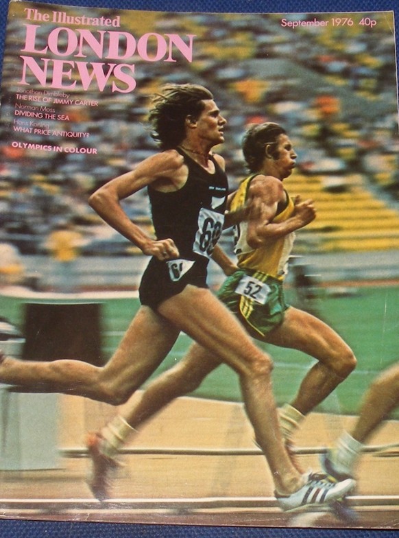 Das Cover der «London News» von 1976. Im Vordergrund John Walker, der Olympiasieger aus diesem Jahr, dahinter Graham Crouch.