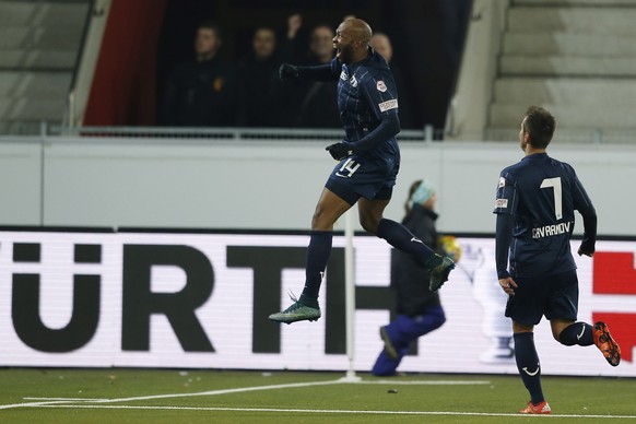 Franck Etoundi hat mit zwei Treffern grossen Anteil an der Halbfinal-Qualifikation der Zürcher.