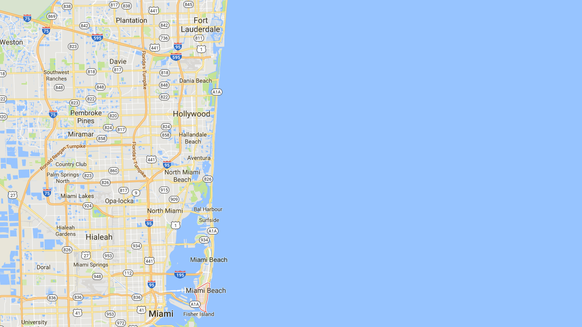 Winiger wohnt eigentlich im stark gefährdeten South Beach (rot eingezeichnet).
