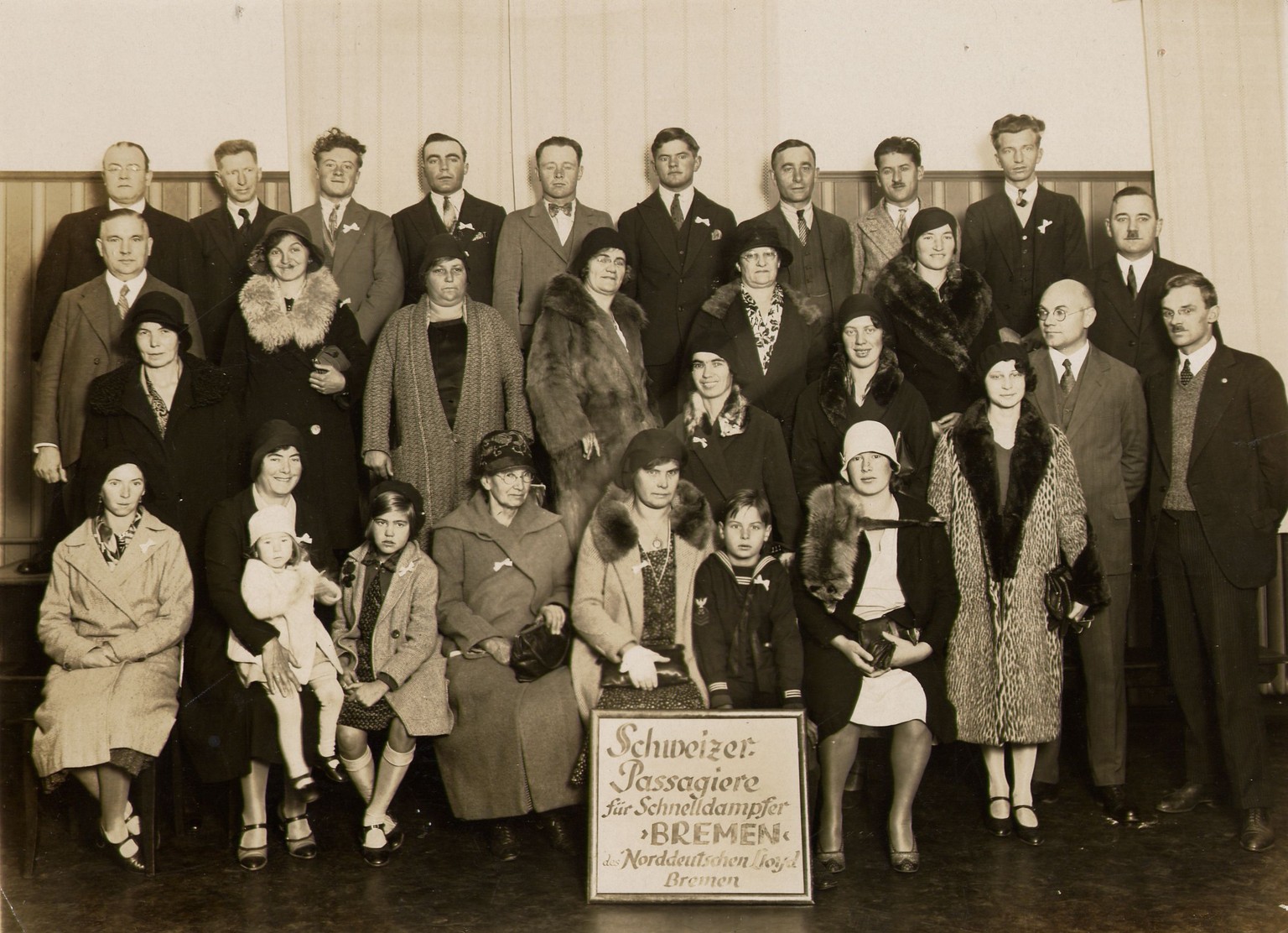 Familienfoto Schweizer Auswanderer 1925 von Bremen nach New York