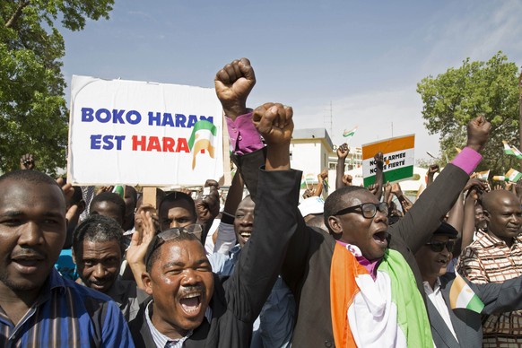 «Boko Haram ist verboten»: Grosse Wut in Niamey, der Hauptstadt des Niger.