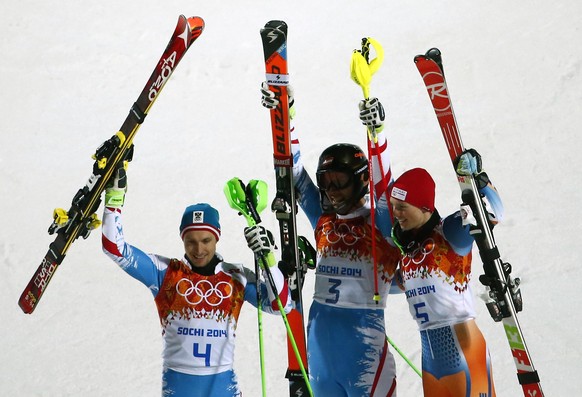 Hirscher, Matt und Kristoffersen.