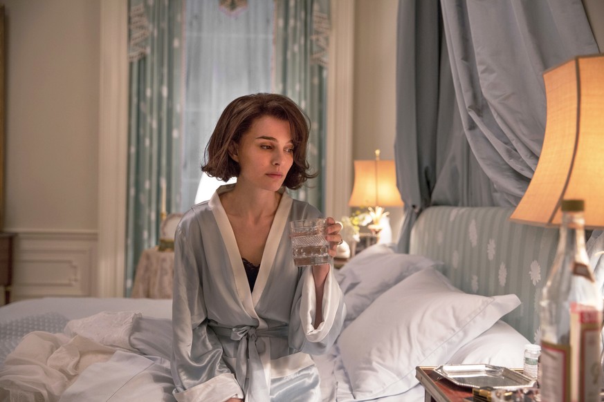 This image released by Fox Searchlight shows Natalie Portman as Jackie Kennedy in a scene from the film, &quot;Jackie.&quot; Portman was nominated for an Oscar for best actress in a leading role on Tu ...