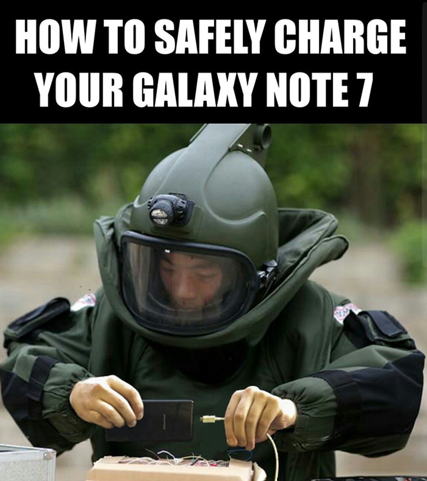 Samsung hat das Austauschprogramm für das explosive Smartphone Galaxy Note 7 auch in der Schweiz begonnen.