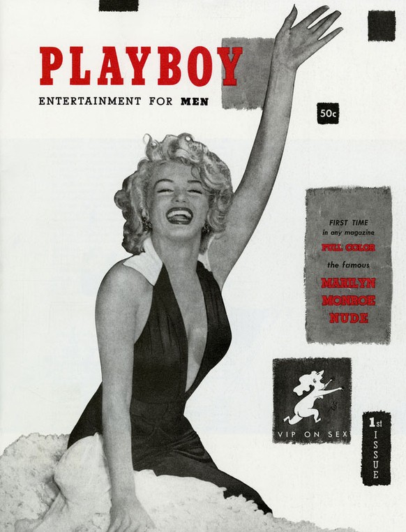 «Playboy»'s erstes Cover aus dem Jahr 1953 mit Marilyn Monroe.