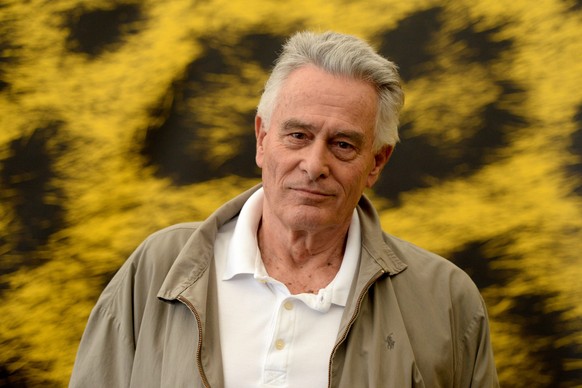 epa04351648 Swiss actor Klaus Wildbolz poses during a photocall for the film &#039;Schweizer Helden&#039; (Swiss Heroes) at the 67th Locarno International Film Festival, in Locarno, Switzerland, 13 Au ...