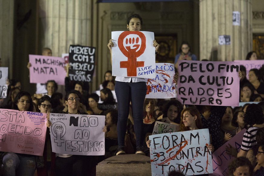 Der Fall löste am 27. Mai Proteste bei Frauen in Rio de Janeiro aus.