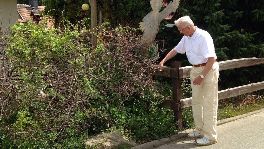 Die Gartenarbeit ist und bleibt eines der liebsten Hobbys von Klaus Seidel.