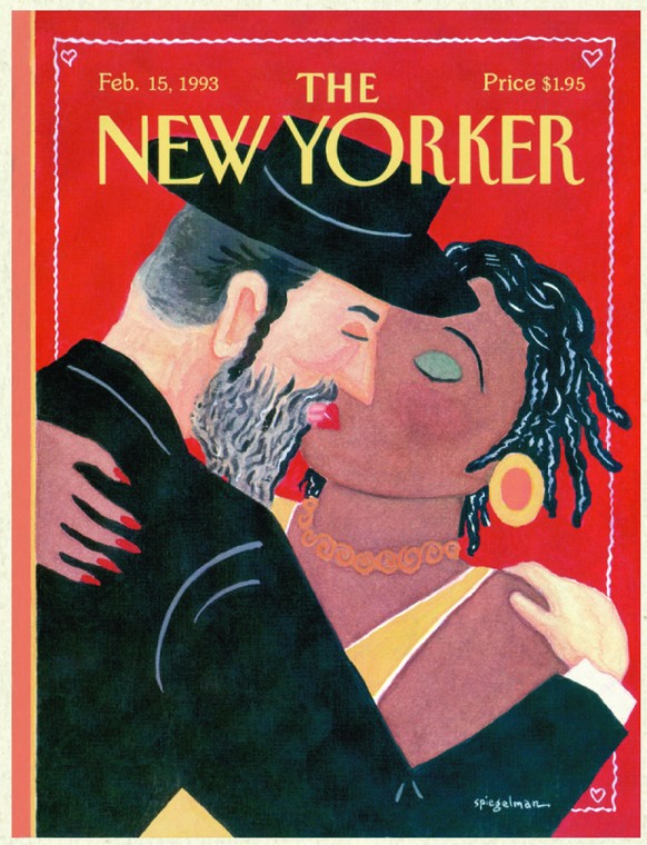 Cover &quot;The New Yorker&quot; vom 15. Februar 1993 des Künstlers Art Spiegelman
