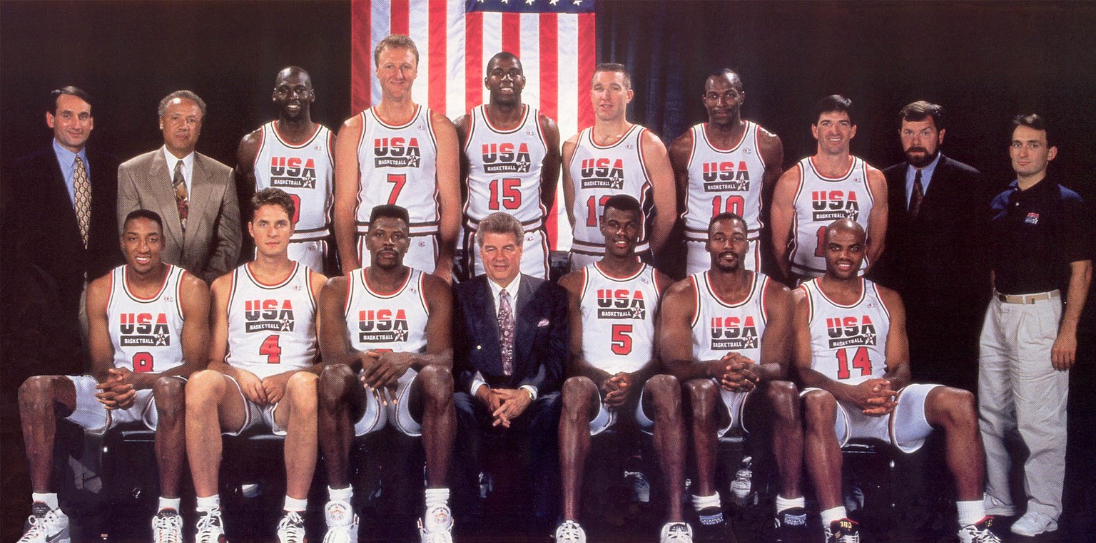 Das Dream Team der USA 1992.