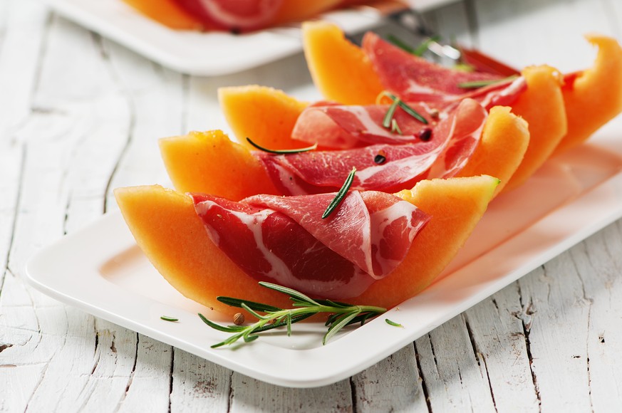 prosciutto crudo melone rohschinken