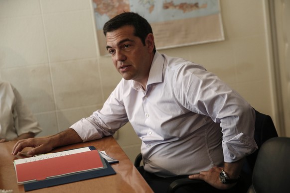 Nur wenn er spart, kriegt er Geld – der griechische Ministerpräsident Tsipras
