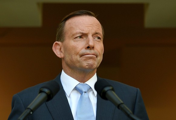 Kurz nach den ersten Berichten über die Geiselnahme im Lindt-Café sprach der australische Ministerpräsident Tony Abbott zum Volk und zu den Medien.&nbsp;