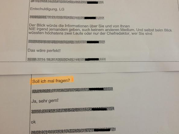 Auswertung Whatsapp-Verlauf von N.W. durch die Regionalfahndung Seeland/Kapo BE.