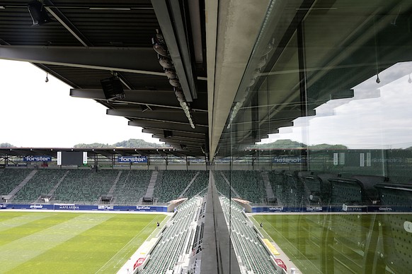 Einkaufszentren im Stadion, wie hier in St.Gallen, haben Einfluss auf die Spiel-Ansetzungen.