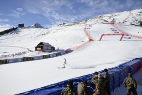 Die Weltcup-Piste in St. Moritz.