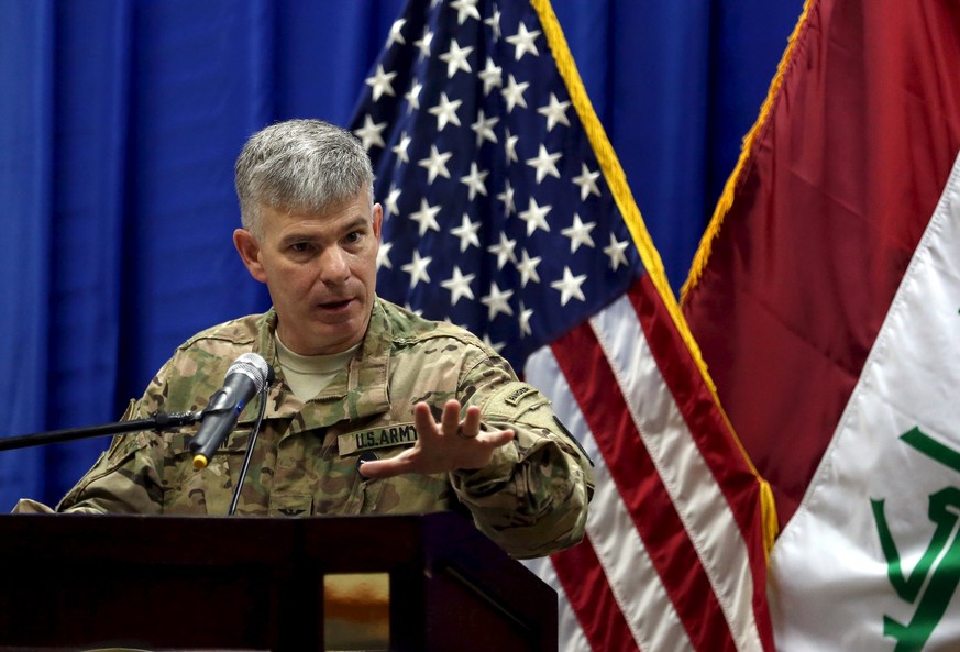 US-General Steve Warren in Baghdad.