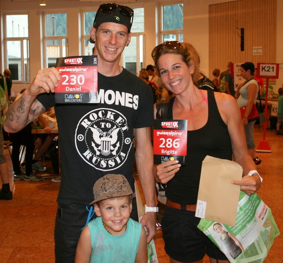 Daniel Buchs und Brigitte Daxelhoffer am&nbsp;Swissalpine Davos 2013.&nbsp;