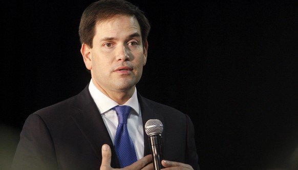 «Grotesk» sei das Interview, sagte der republikanische Präsidentschaftskandidat Marco Rubio.