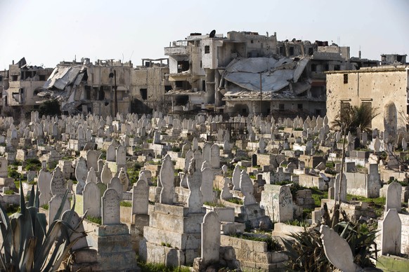 Friedhof in Homs.