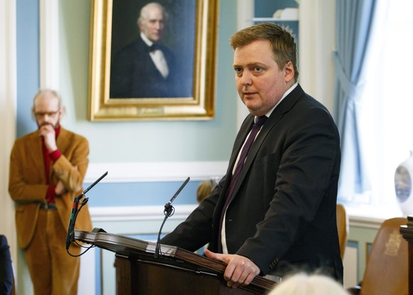 Ministerpräsident Sigmundur David Gunnlaugsson.