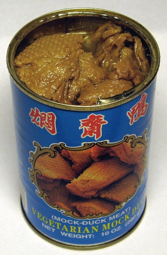 In Taiwan gibt's Seitan als «falsche Ente». Irgendwer?