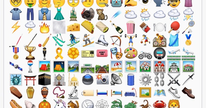 Diese Emoji halten mit dem iOS-Update Einzug auf dem iPhone, iPad und iPod Touch.