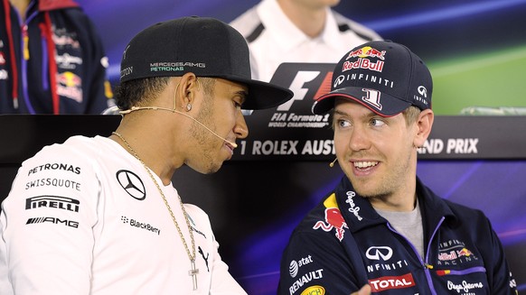 Vor dem Rennen wirkten Hamilton (links) und Vettel noch entspannt, doch sie dürften Melbourne verärgert verlassen.