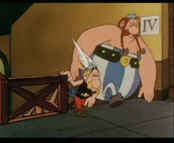 Ähnlich geschafft wie&nbsp;Asterix und Obelix im «Haus, das Verrückte macht»&nbsp;kämpfe ich mich durch die Visumwirren.