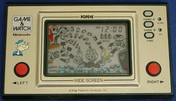 nintendo game and watch popeye donkey kong https://en.wikipedia.org/wiki/List_of_Mario_LCD_games#/media/File:Nintendo_Donkey_Kong_Game_and_Watch.png