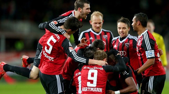 Der FC Ingolstadt 04 hofft, schon bald in der 1. Liga jubeln zu können.