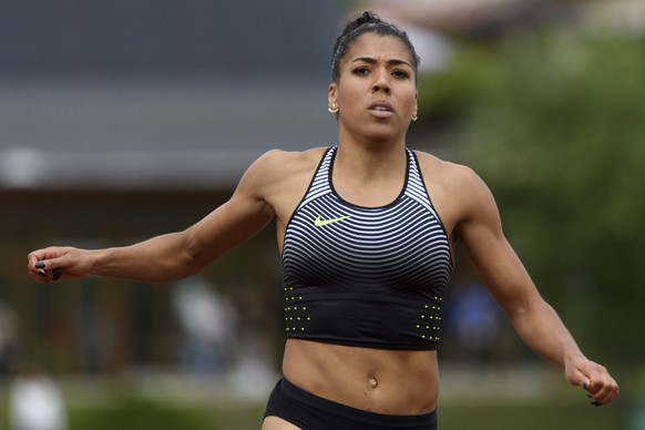 Mujinga Kambundji gehört über 200 m noch nicht zu den besten Europas.