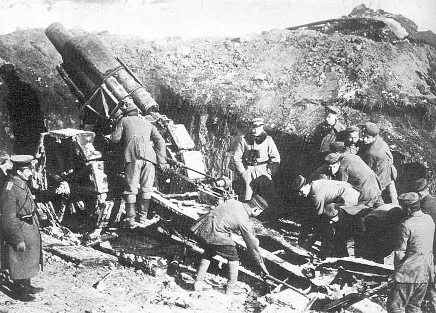 210 mm Haubitze Erster Weltkrieg
