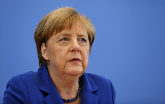 German Chancellor Angela Merkel addresses a news conference in Berlin, Germany, July 28, 2016. REUTERS/Hannibal Hanschke