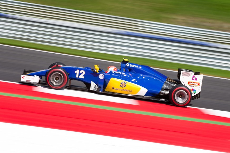 epa05401640 Brazilian Formula One driver Felipe Nasr Sauber F1 Team in action during a practice session at the 2016 Formula One Grand Prix of Austria in Spielberg, Austria, 01 July 2016. The 2016 Form ...