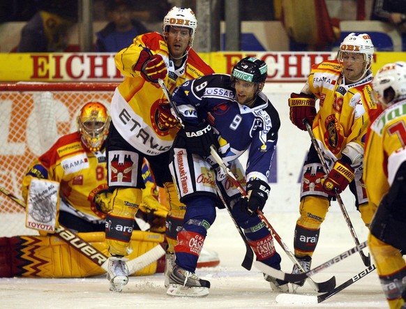 Zeiter spielte auch beim jetzigen Gegner Langnau. Natürlich mit weissen Schlittschuhen.