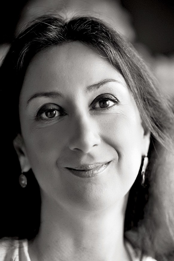 This undated photo shows Daphne Caruana Galizia, a Maltese investigative journalist who exposed her island nation’s links with the so-called Panama Papers. Galizia was killed on Monday, Oct. 16, 2017, ...