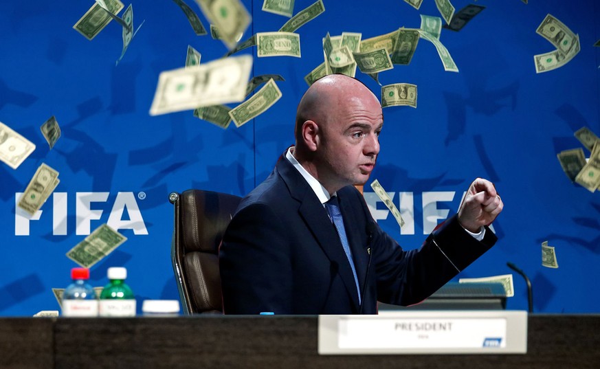 Blatter verdiente vier Millionen im Jahr, Infantino «nur» noch die Hälfte davon.
