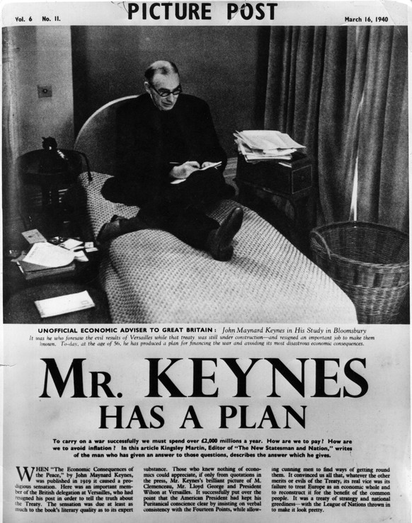 John Maynard Keynes, der grosse Gegenspieler von Hayek.